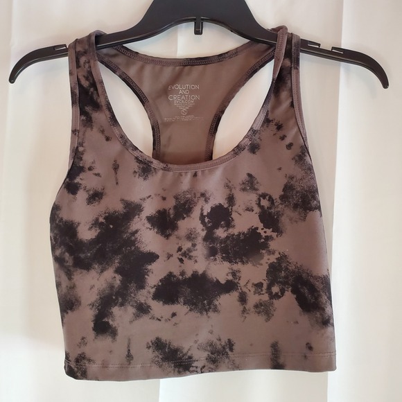 Evolution and‎ Creation Athletic Cropped Racerback Tank Size Small tie Dye - Picture 1 of 4